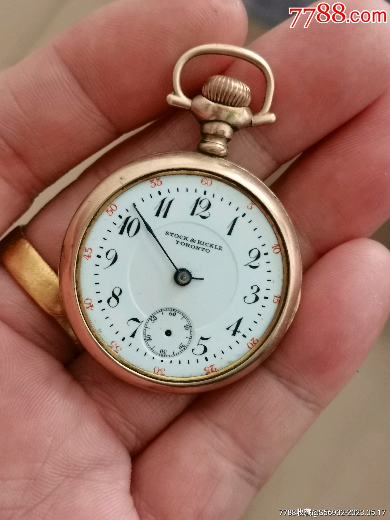 埃尔金包金怀表