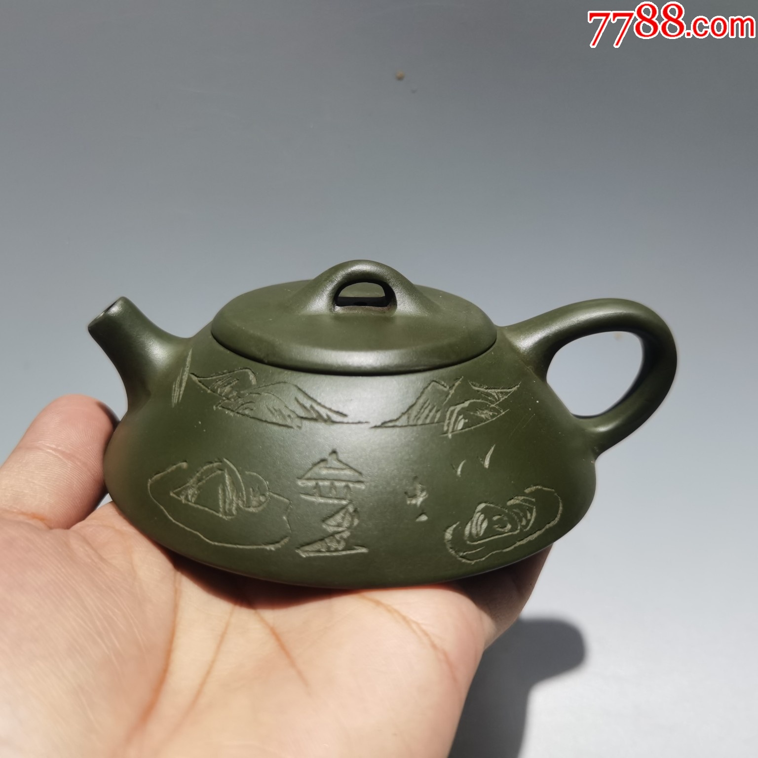 放漏f石瓢紫砂壶早期旧藏精品珍藏低价格拍卖