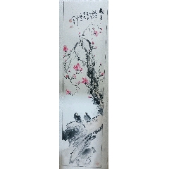 陈墨斗画家:花鸟4尺对裁