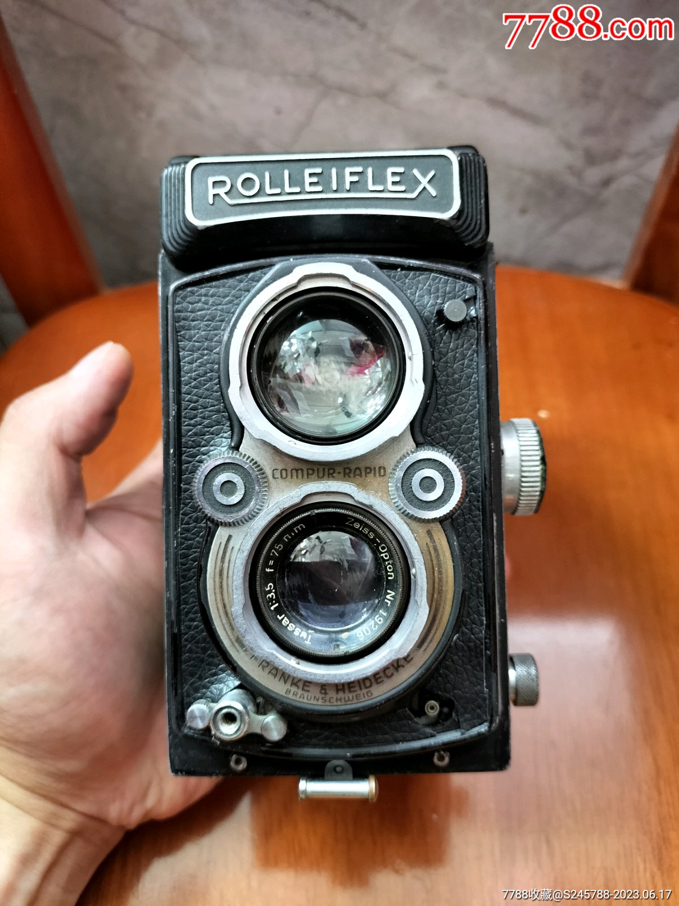 德国制造禄来双反相机rolleiflex-价格:900元-au34352846-双反相机 -加价-7788收藏__收藏热线