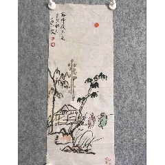 江苏无锡著名画家一空山人先生精品文人画,最后两图有简介及拍卖记录