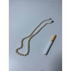 老天然珍珠項鏈一條。(au34437956)_放漏哥
