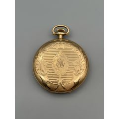 古董怀表埃尔金/elgin三开门包金雕花古董老怀表机械怀表