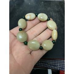 和田玉糖料手串一個(au34960308)_放漏哥
