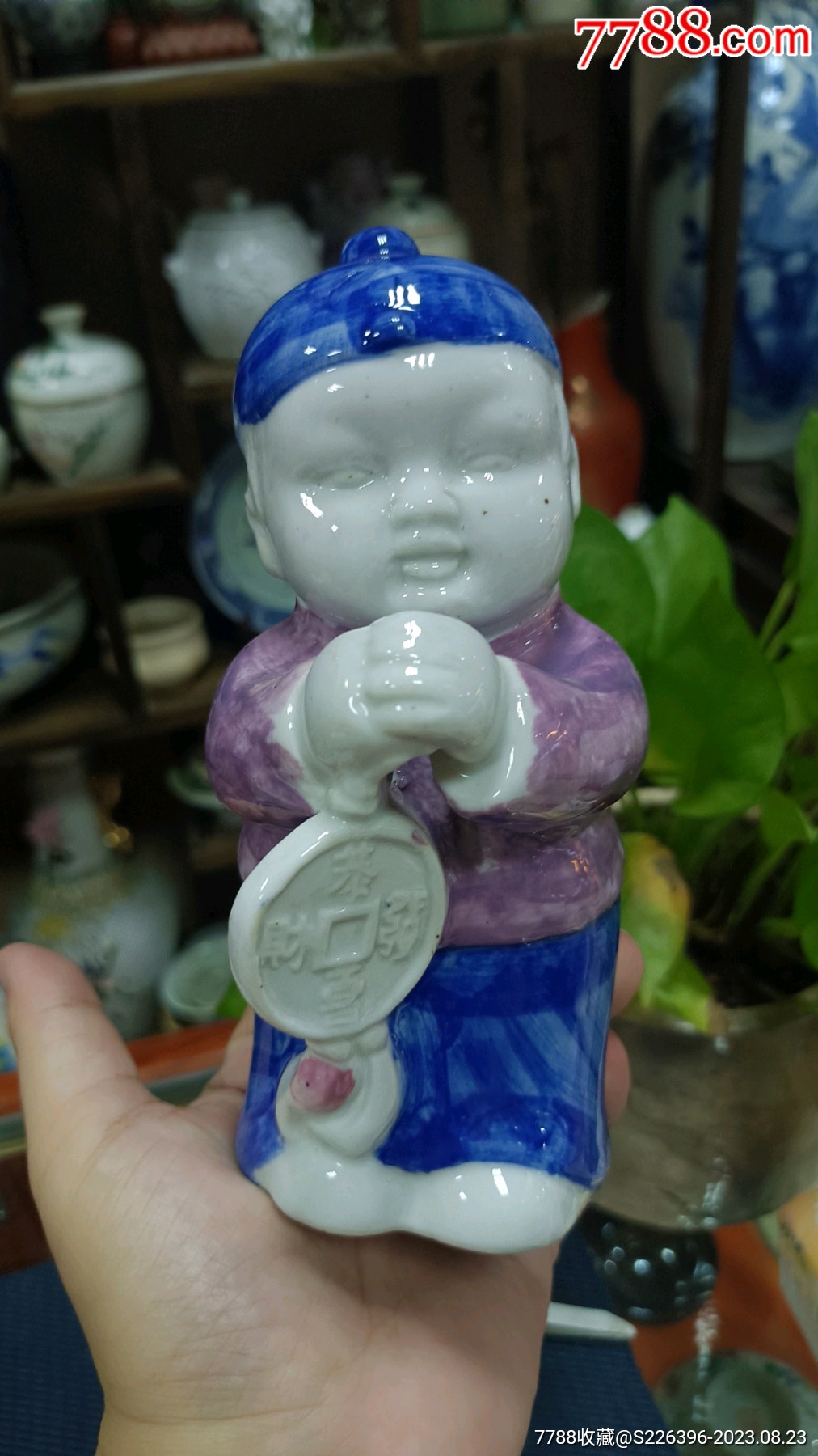 恭喜发财童子像