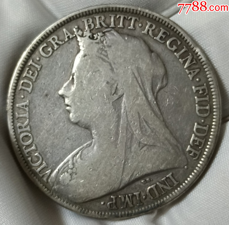英国1896年维多利亚大马剑银币_价格308元【拓东城无为阁】_第1张