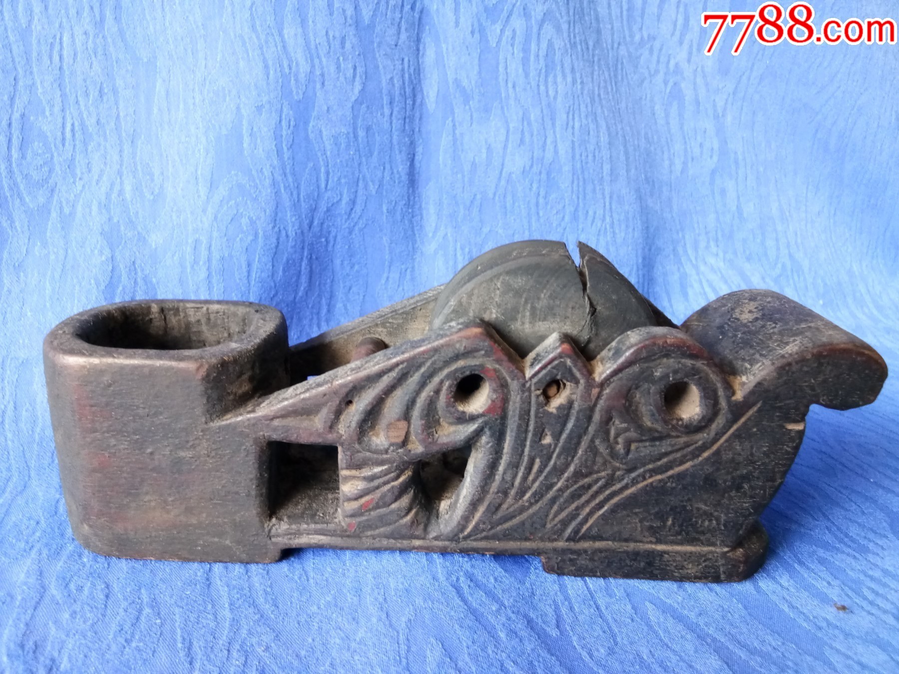 民国木工工具墨斗春秋时期鲁国人中国土木工匠的始祖鲁班发明老物件
