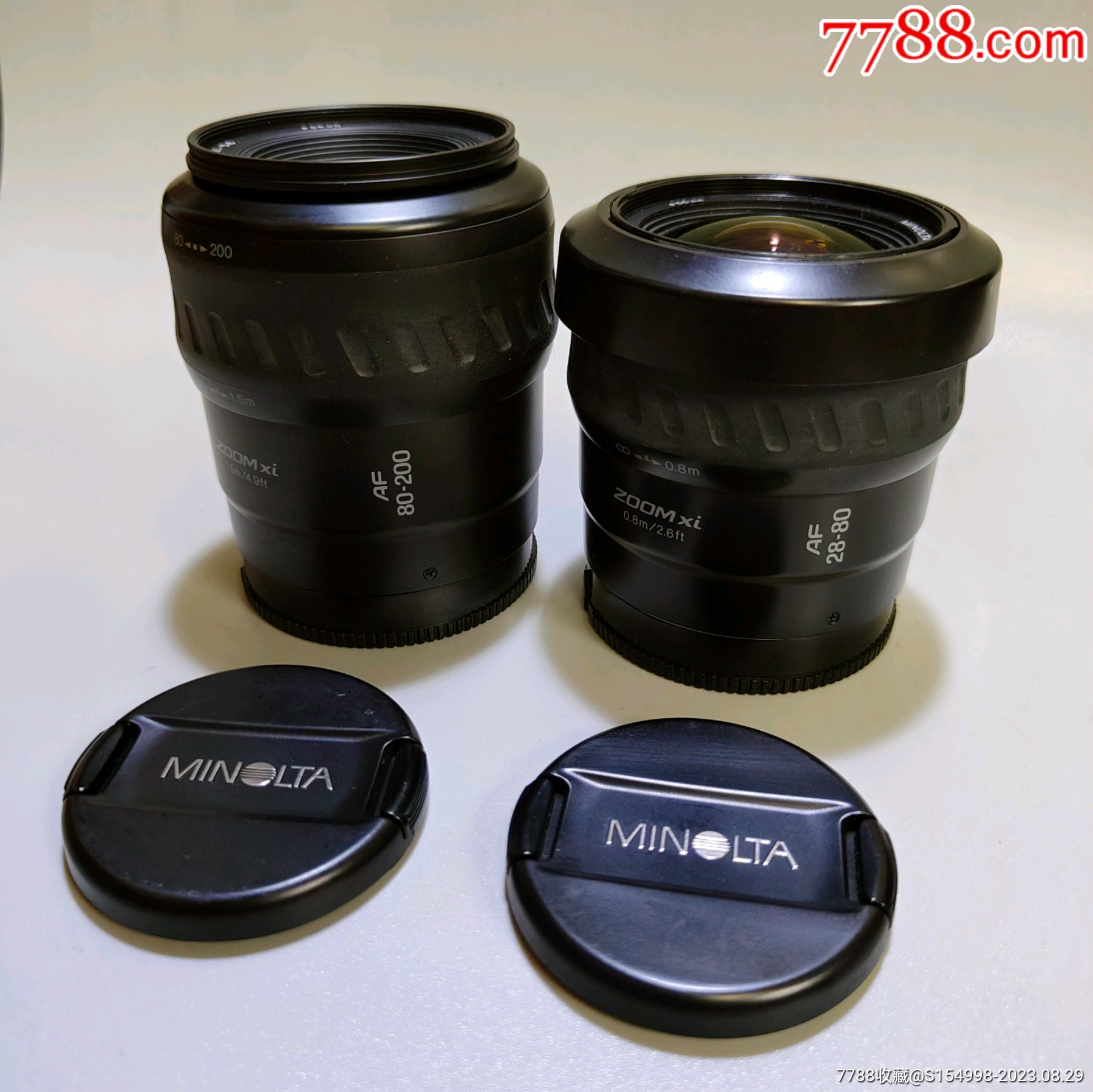 美能达af镜头两个带袋子