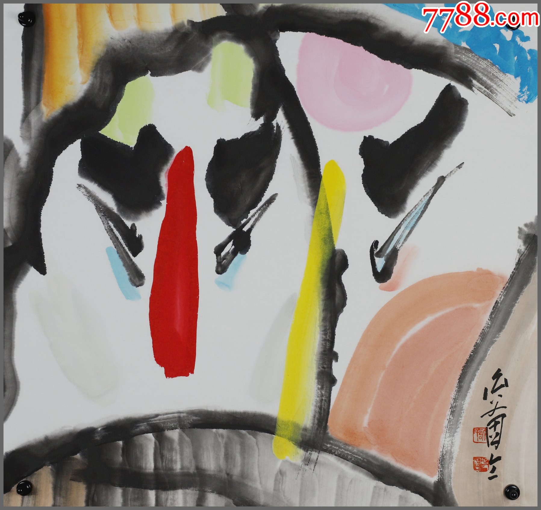 许固令脸谱画出生于广东省汕尾中美术家协会广东会会员