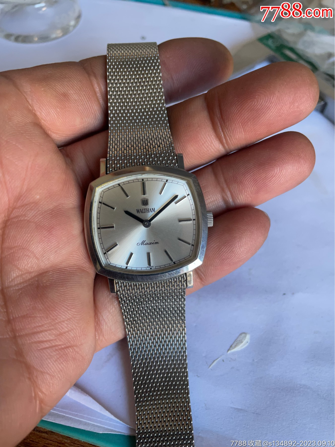 近新品瑞士产华生男机械表