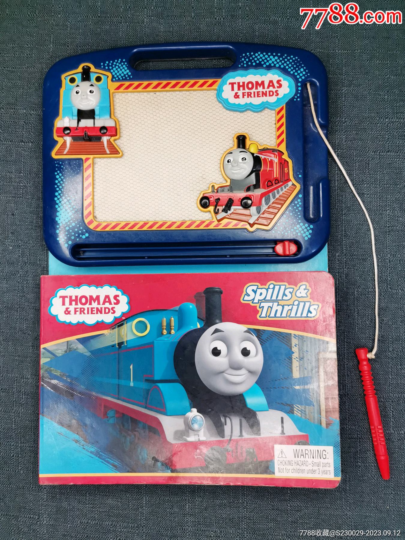 正版托马斯小火车英文原版画板