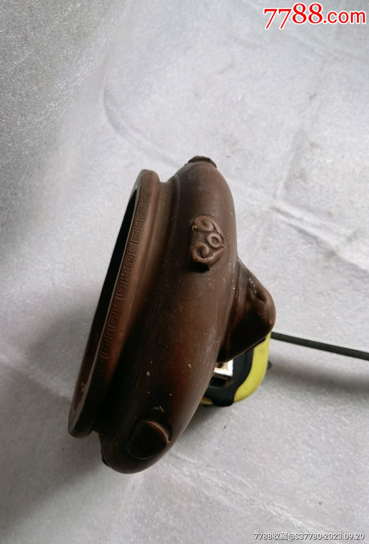 紫砂花盆云头云无破损