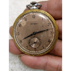 17钻金镶眼西马怀表