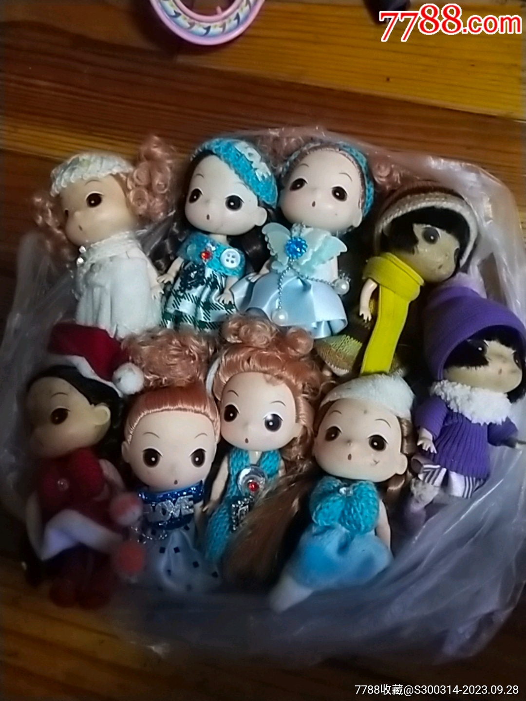 胶皮女娃娃9个-价格:15元-au35446309-胶皮玩具 -加价-7788收藏__收藏