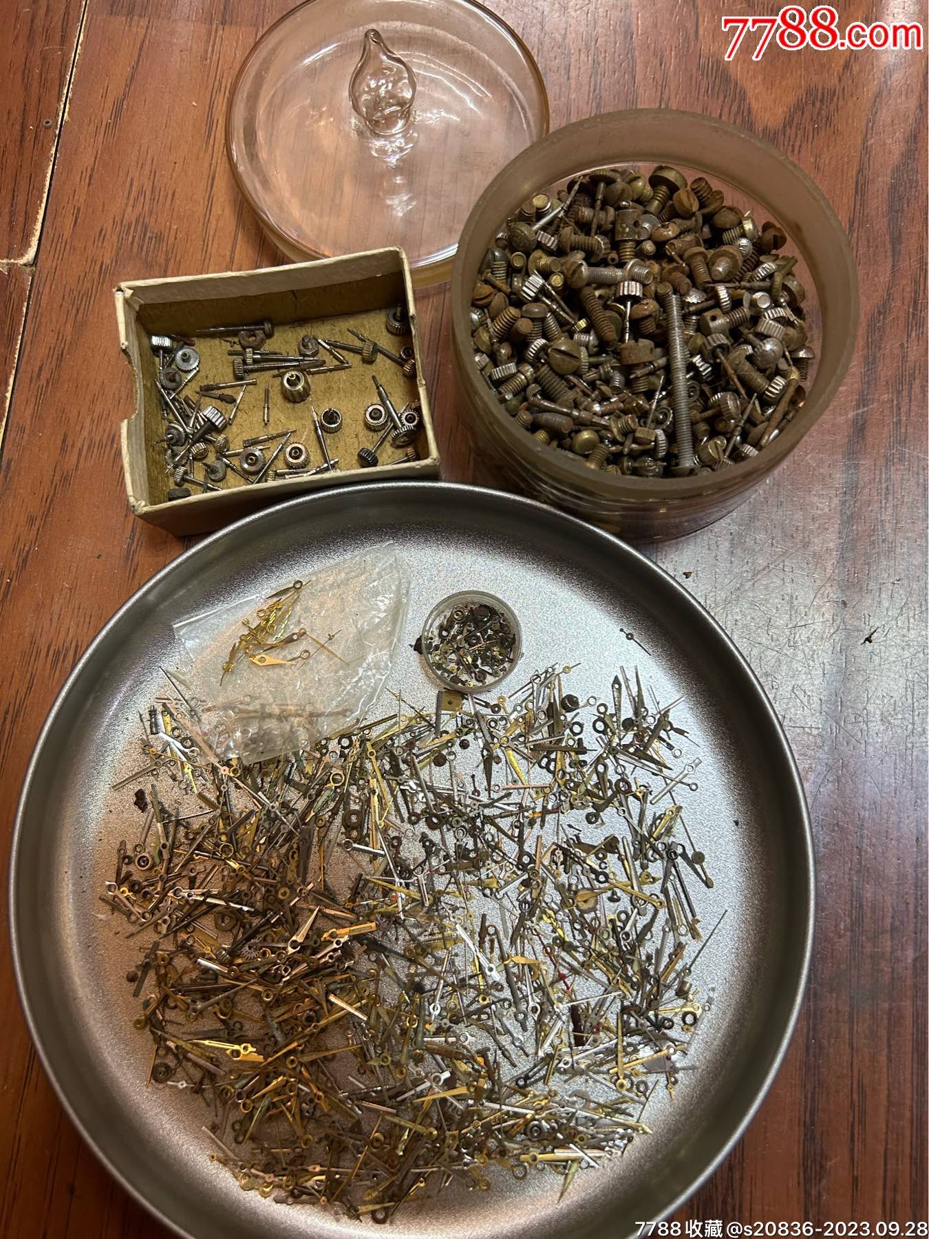 各种表针手表发条螺丝等-价格:20元-au35450766-表盘/针摆 -加价-7788收藏__收藏热线