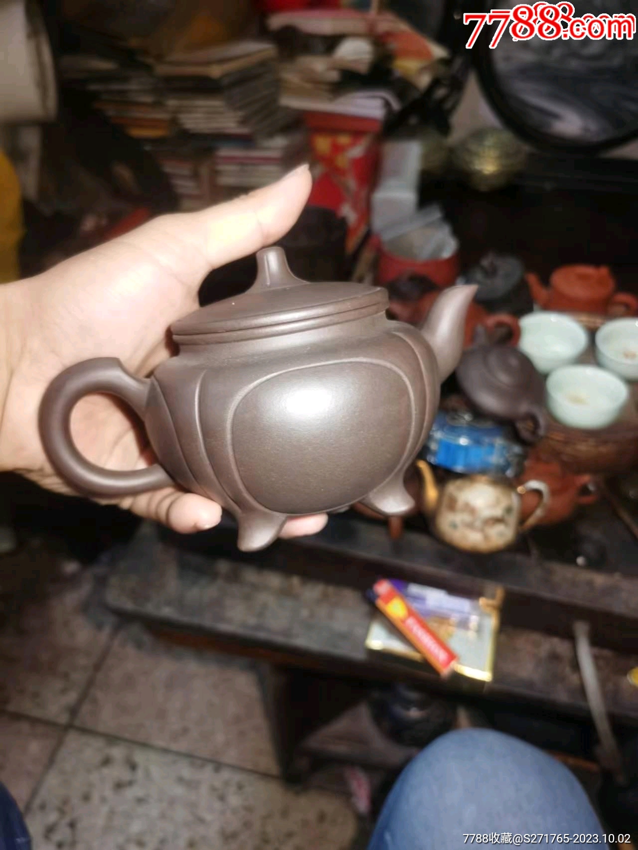 早期名家钱华芳老紫砂壶