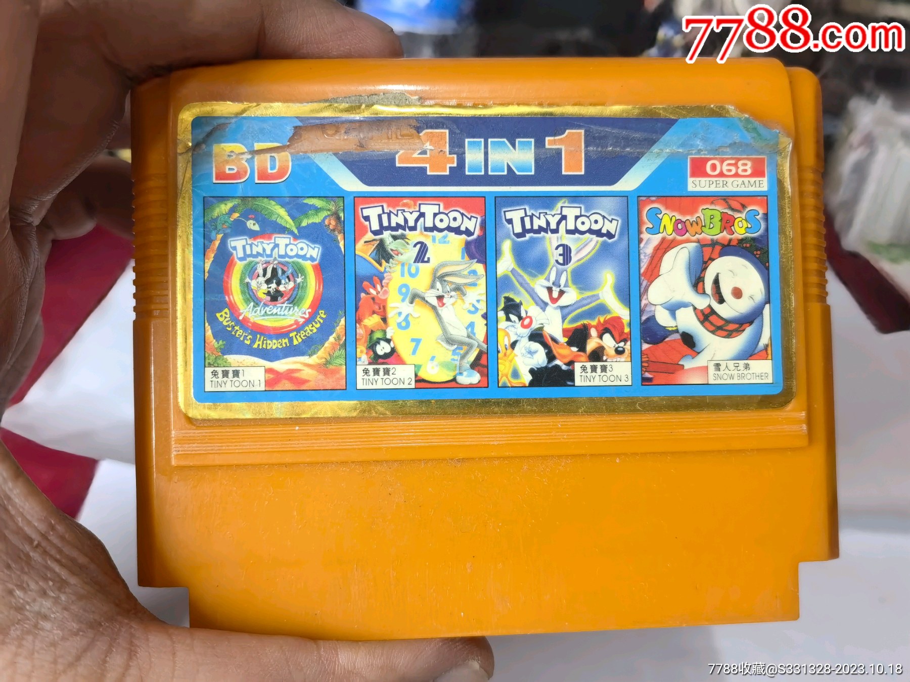 90年代小霸王游戏机卡带怀旧fc红白机大黄卡雪人兄弟兔宝宝123