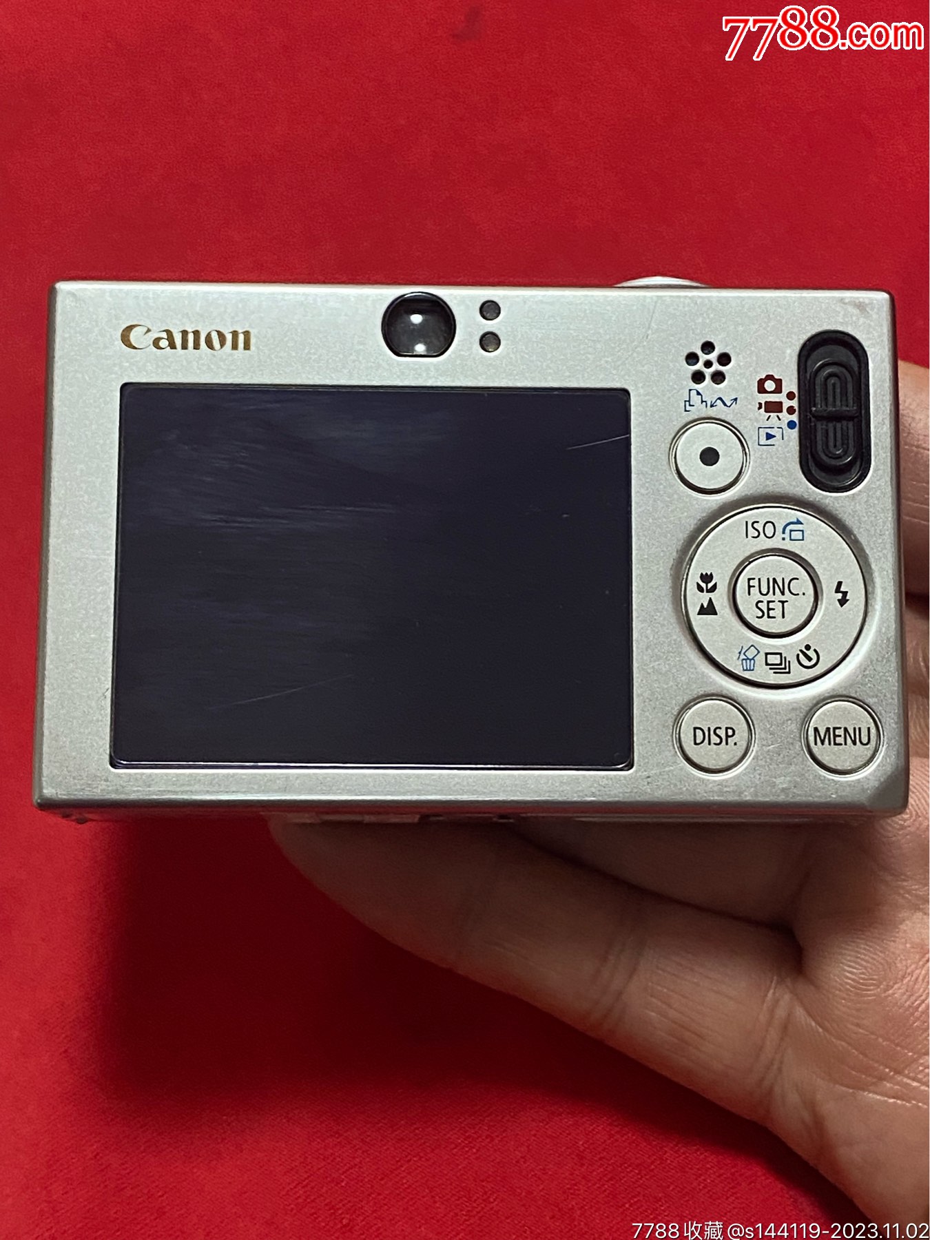 日本佳能数码相机ixus70功能正常经典70