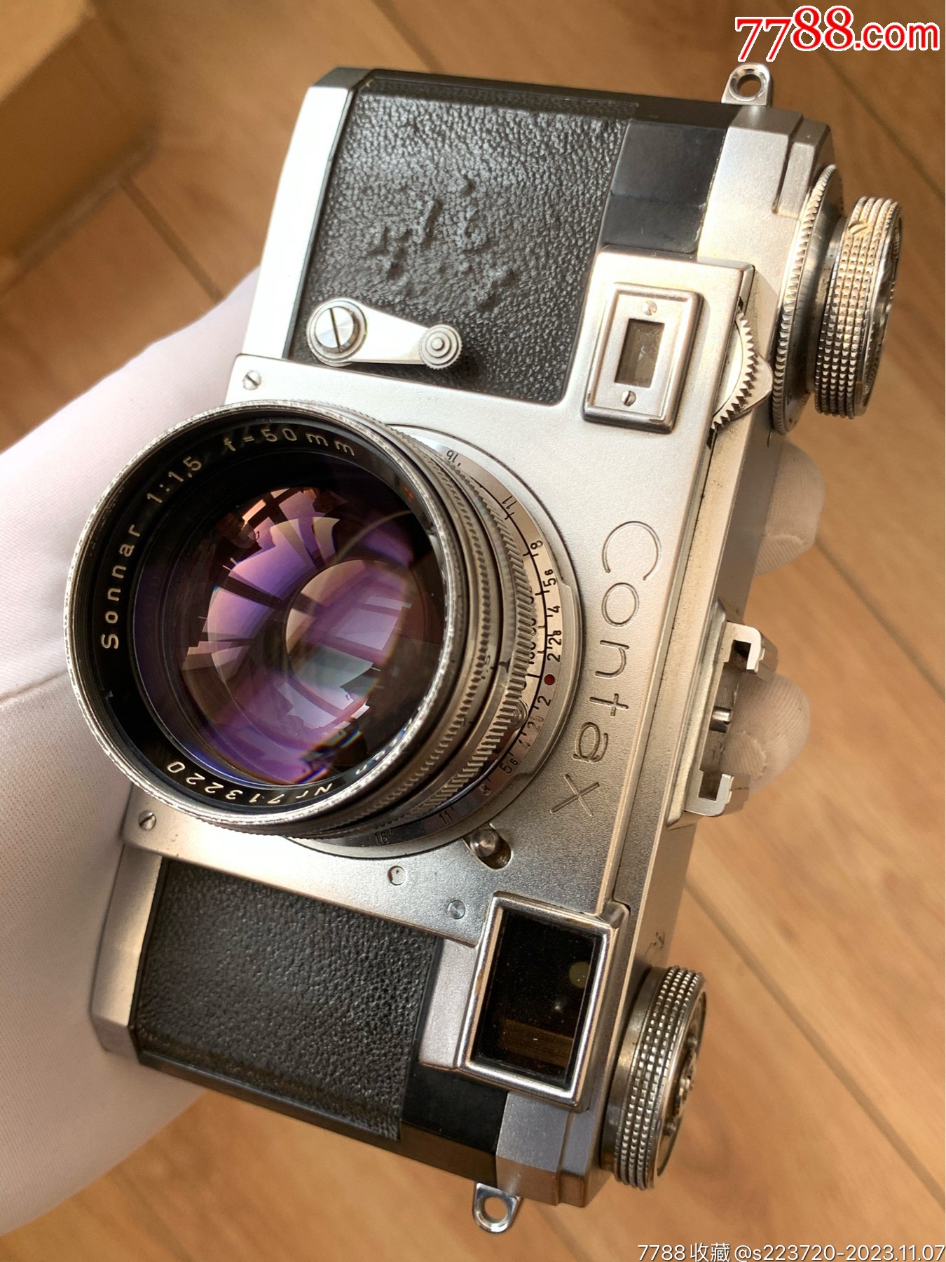 康泰时contaxiia红t5015镜头