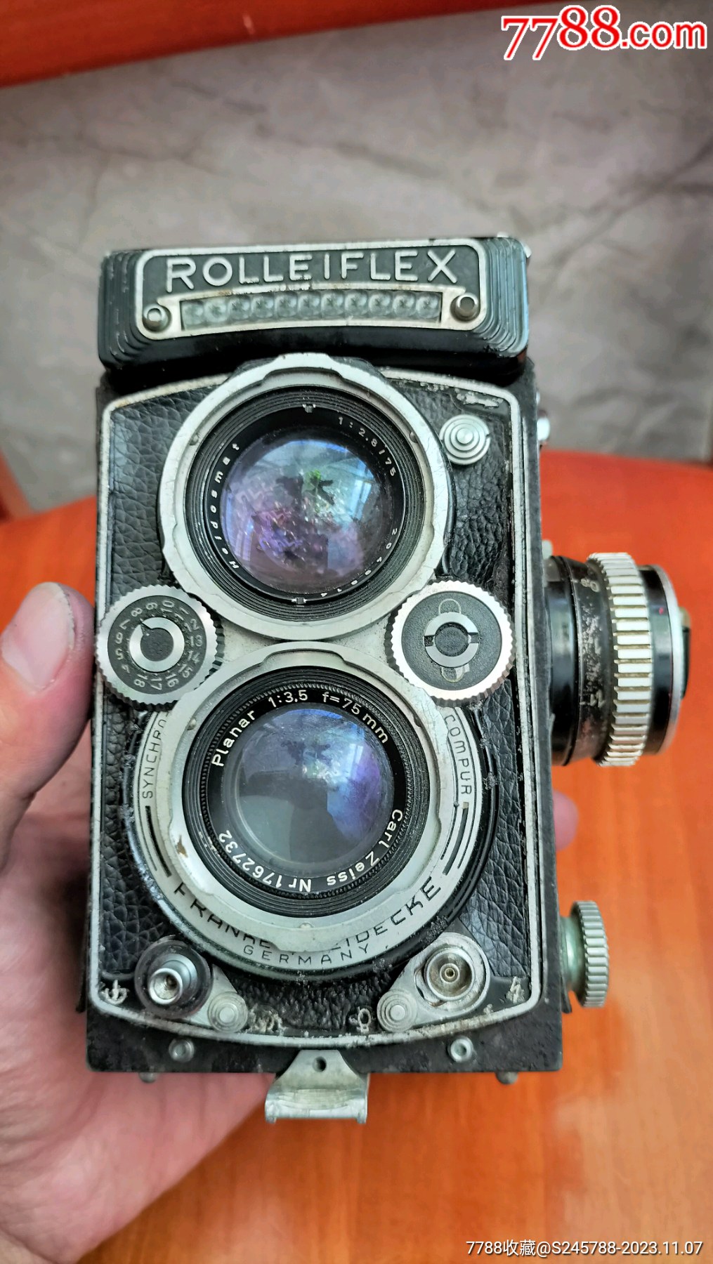 禄来rolleiflex3.5E双反相机_双反相机_薛氏文玩收藏【7788收藏__收藏热线】