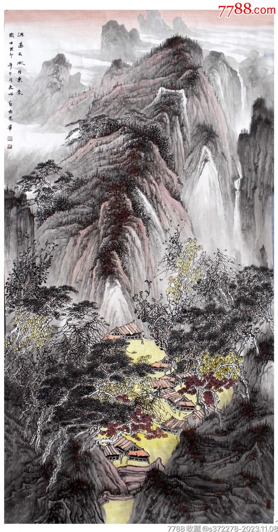卫长林山水画图片