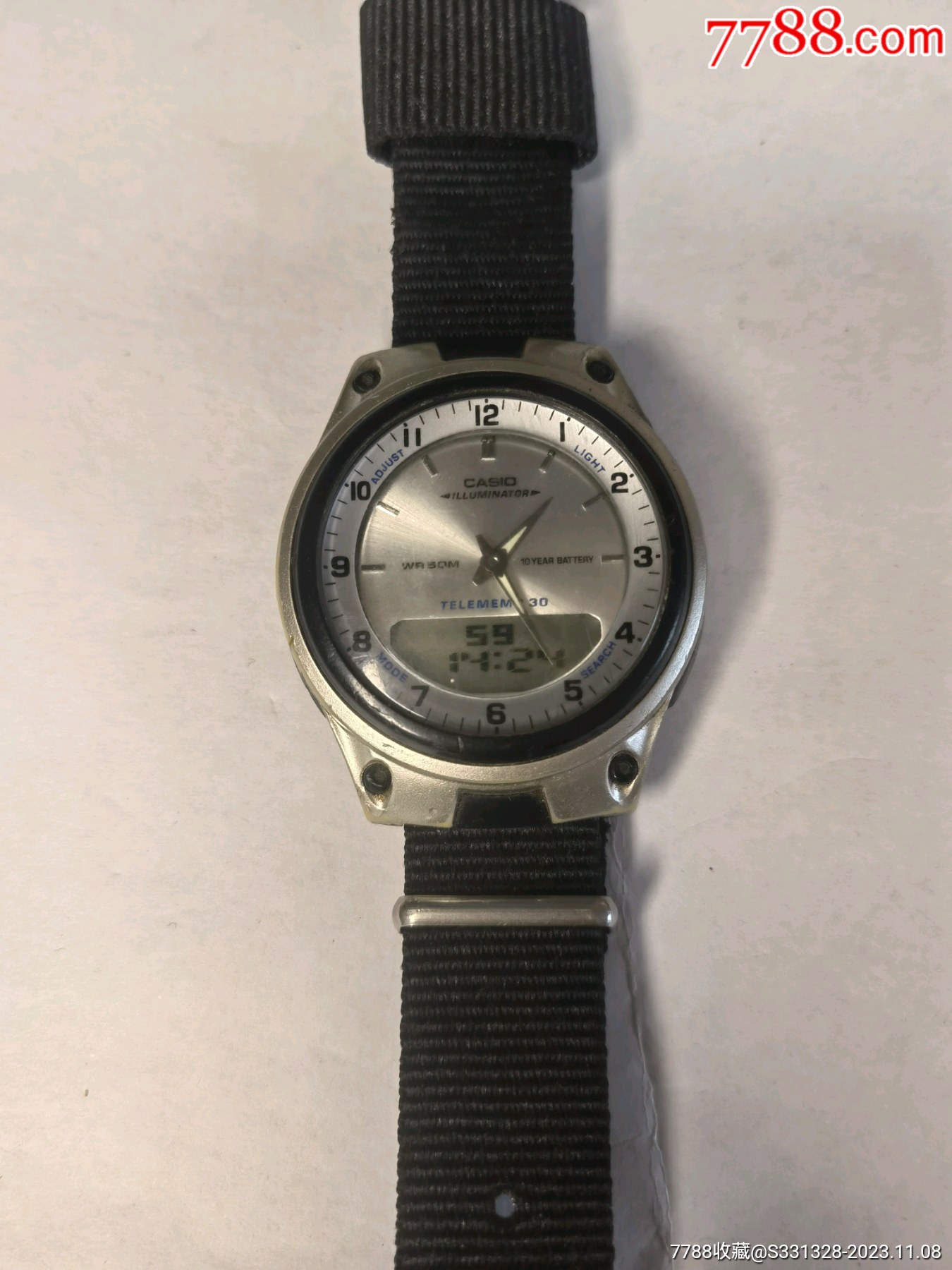 手表/腕表>日本卡西欧电子表一个casio运动表_价格5元【时光倒流中古