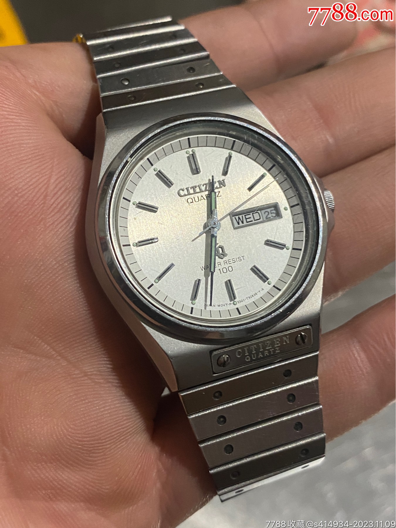80年代老款西铁城手表图片