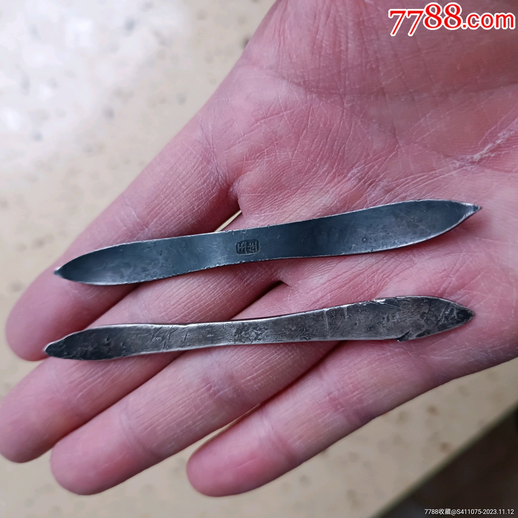 民国银簪2个-价格:150元-zc35928673-银簪/银钗 -加价-7788收藏__收藏