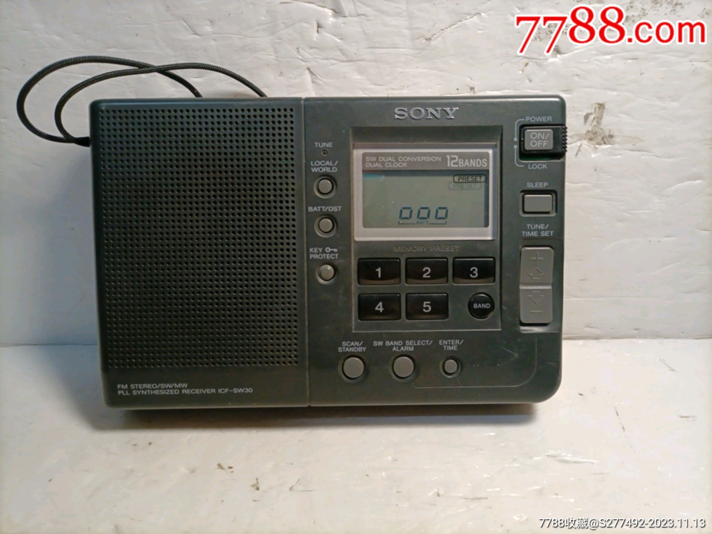 索尼icfsw30收音机