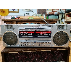 80年代日本进口"夏普"500型立体声双卡收录机