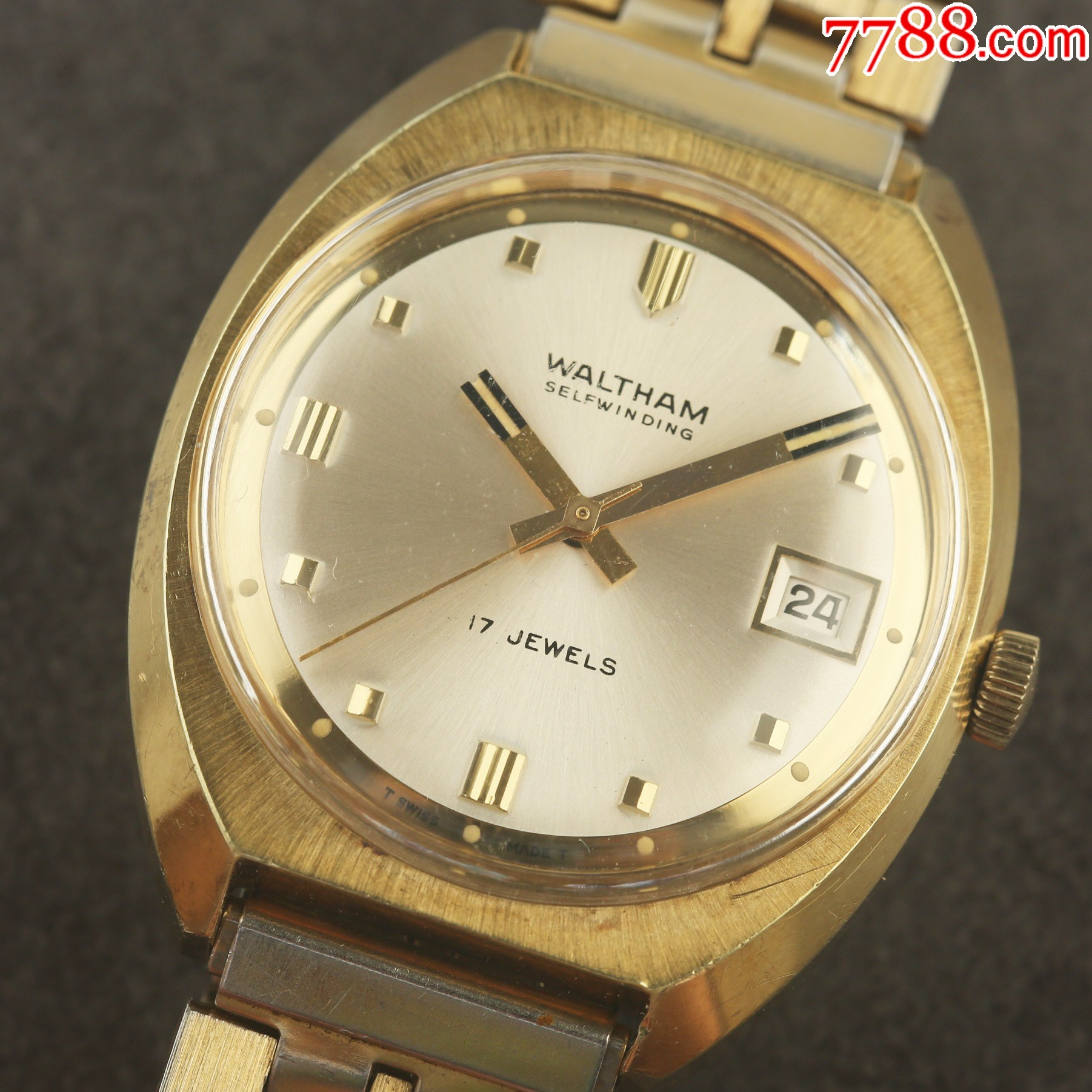 美国百年华生古董表经典革命性代表作品大开面设计大表径款_手表/腕表