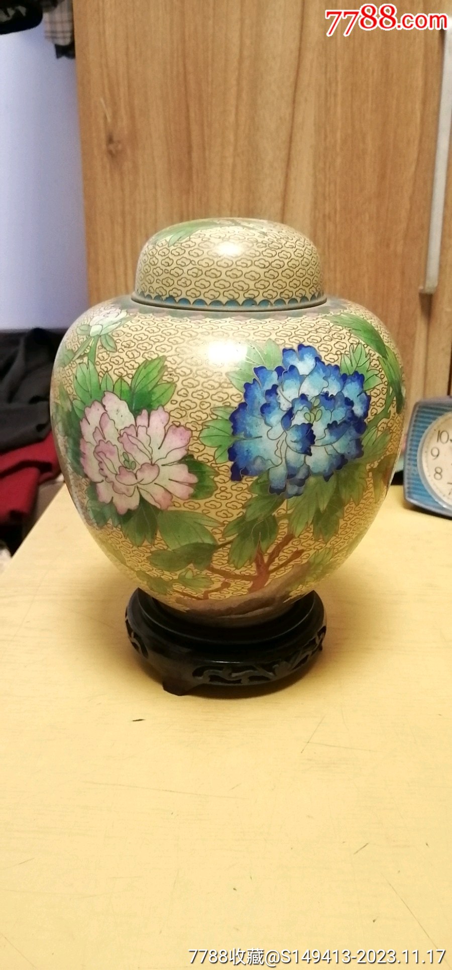 景泰蓝罐-价格:64元-au35980403-景泰蓝/珐琅 -加价-7788收藏__收藏热