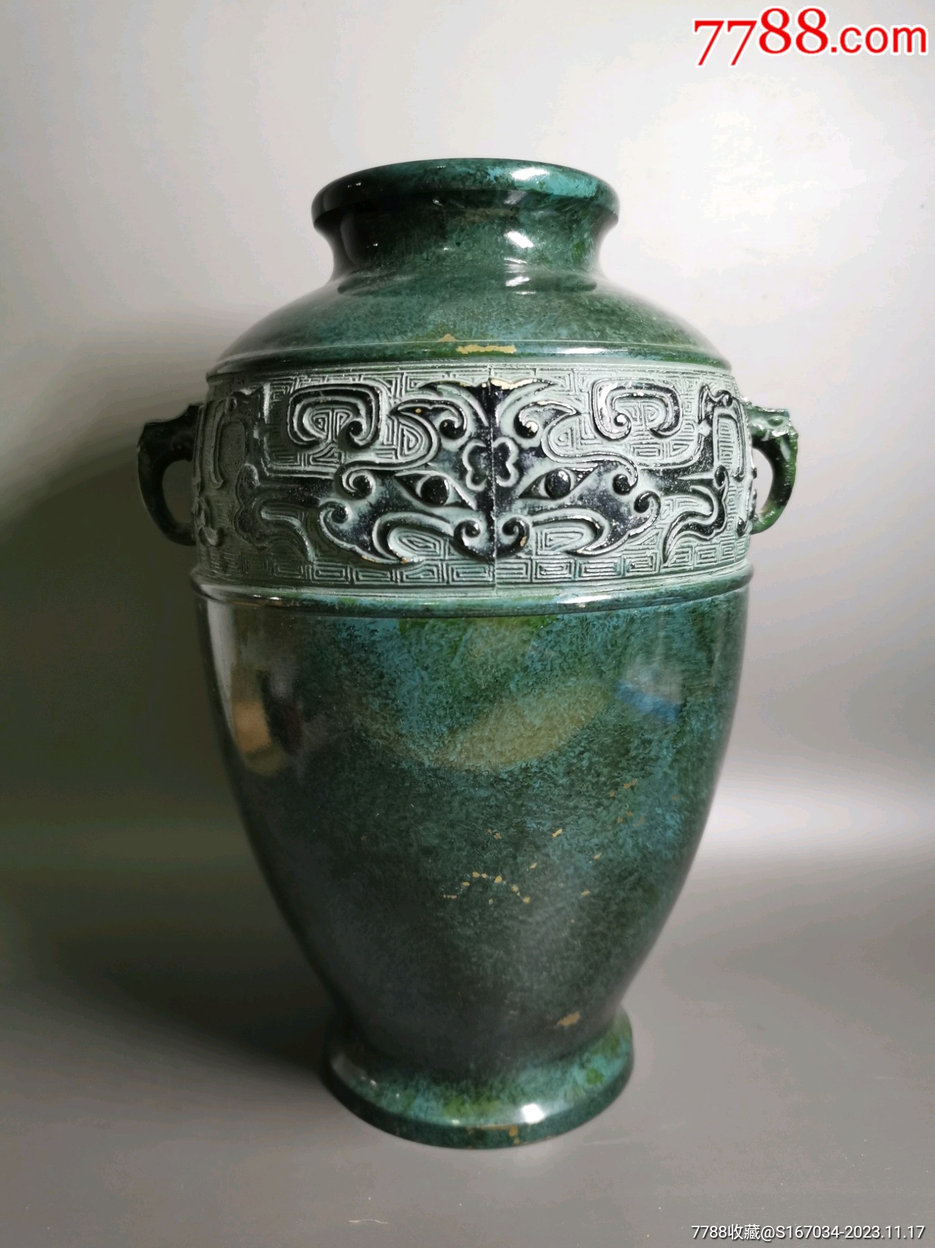 日本回流铜花瓶高冈铜器高岗铜器铜工艺品,,家私摆日本回流铜花瓶