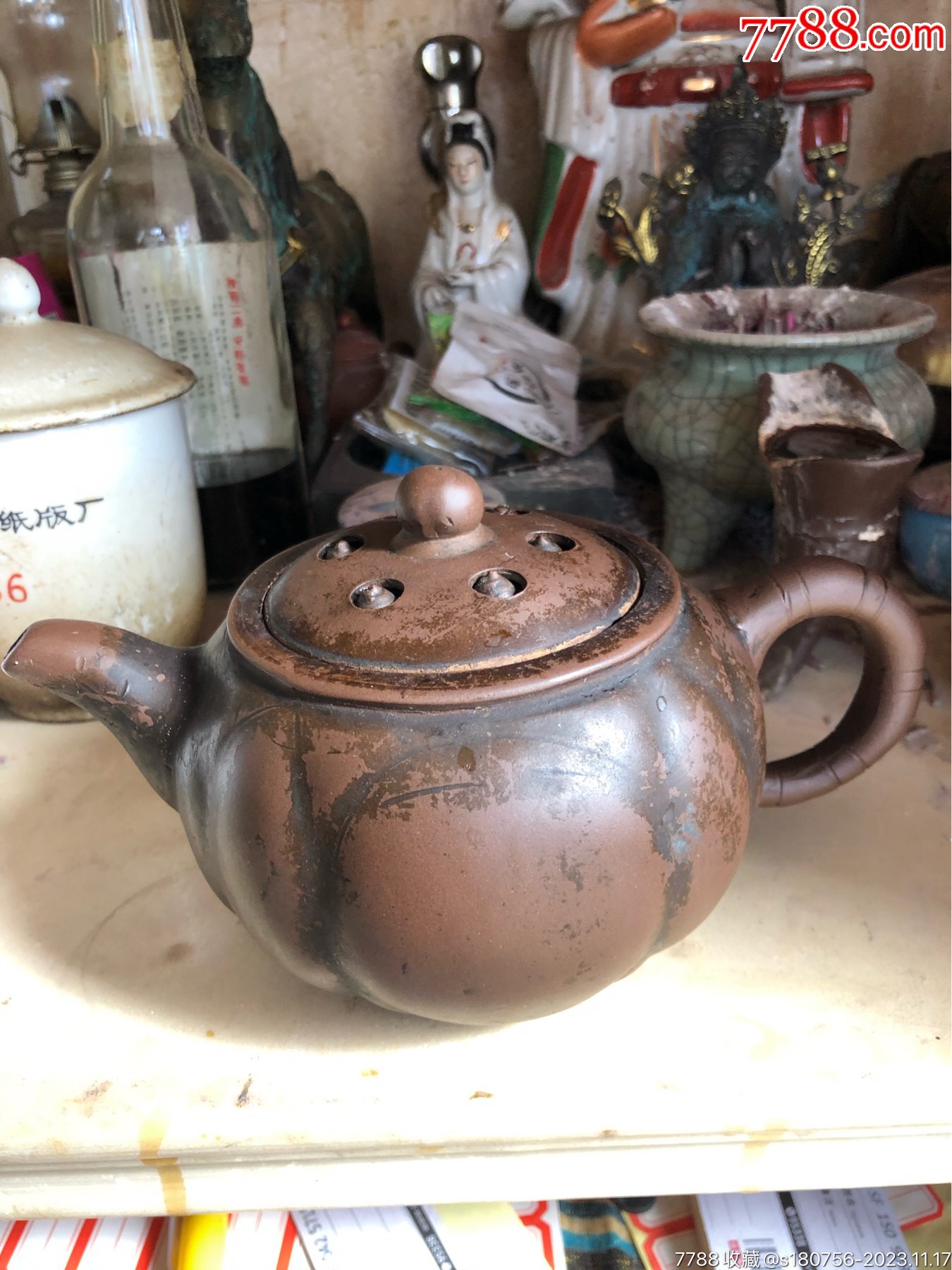 莲子壶-价格:199元-au35983733-紫砂壶 -加价-7788收藏__收藏热线