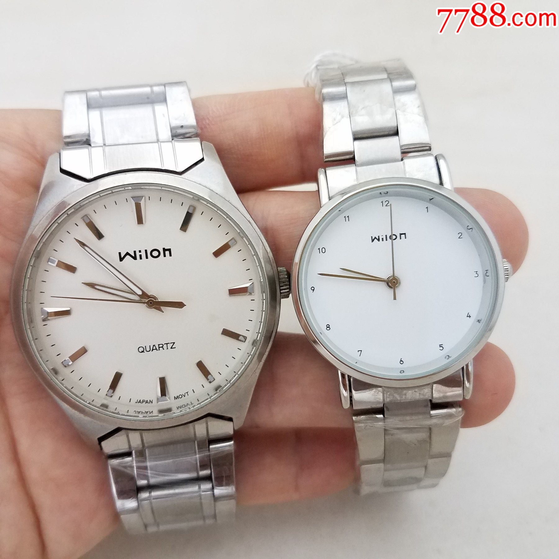 >7788收藏__收藏热线>拍卖>手表/腕表>【2只库存未使一起拍】wilon