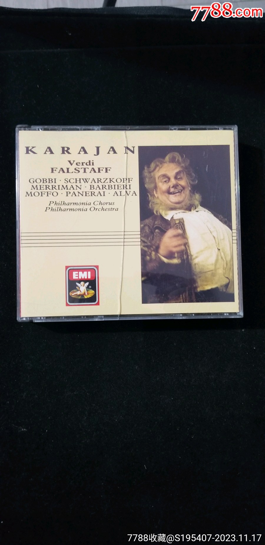卡拉杨威尔第福斯塔夫cd双碟