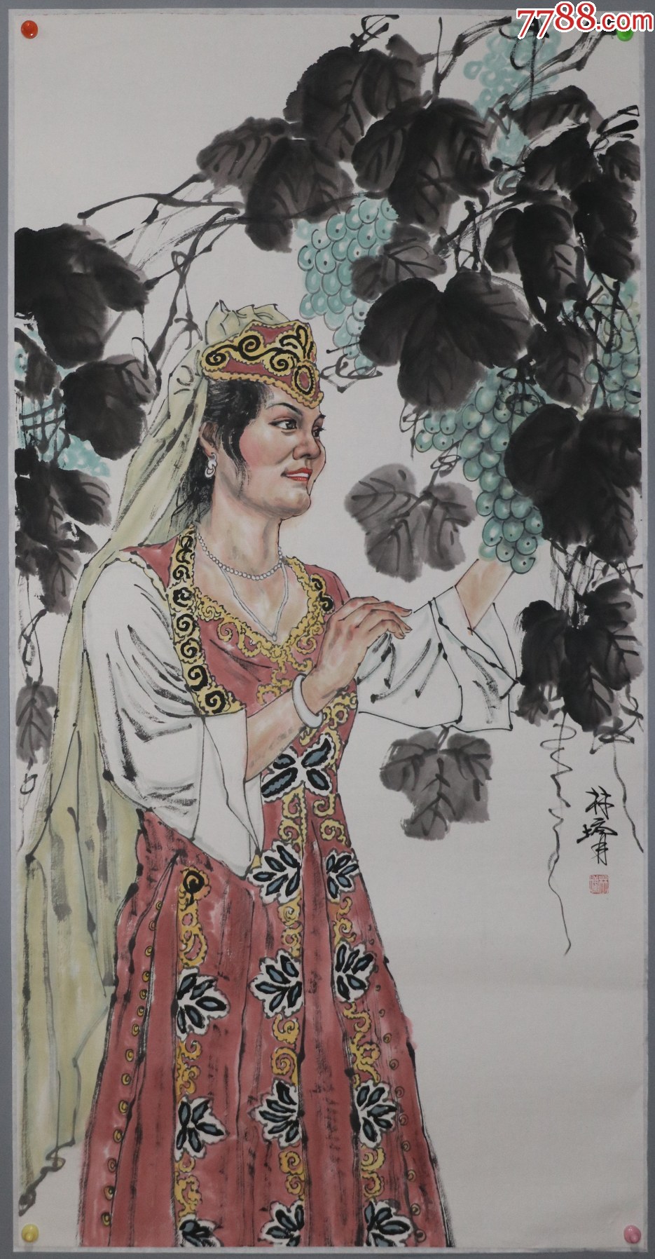 林墉,人物画_价格2900元【多书台】_第1张