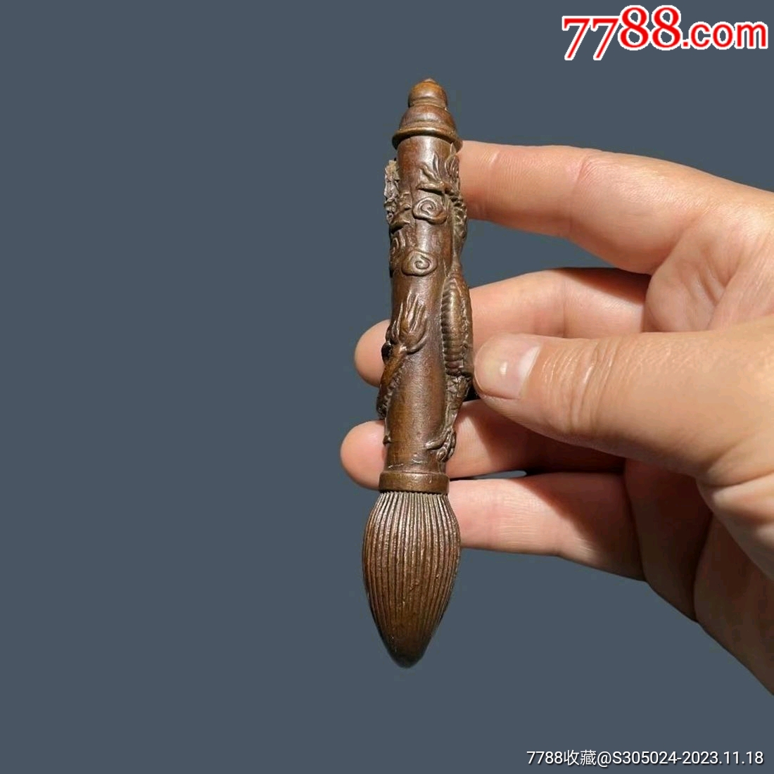 文昌笔大笔进财铜逢考必过逢财必纳摆件