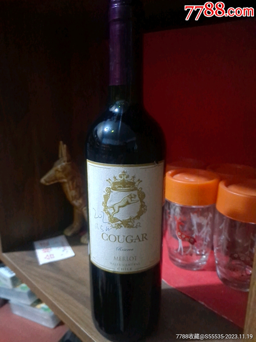 2010年智利美洲狮金狮美露干红葡萄酒一瓶