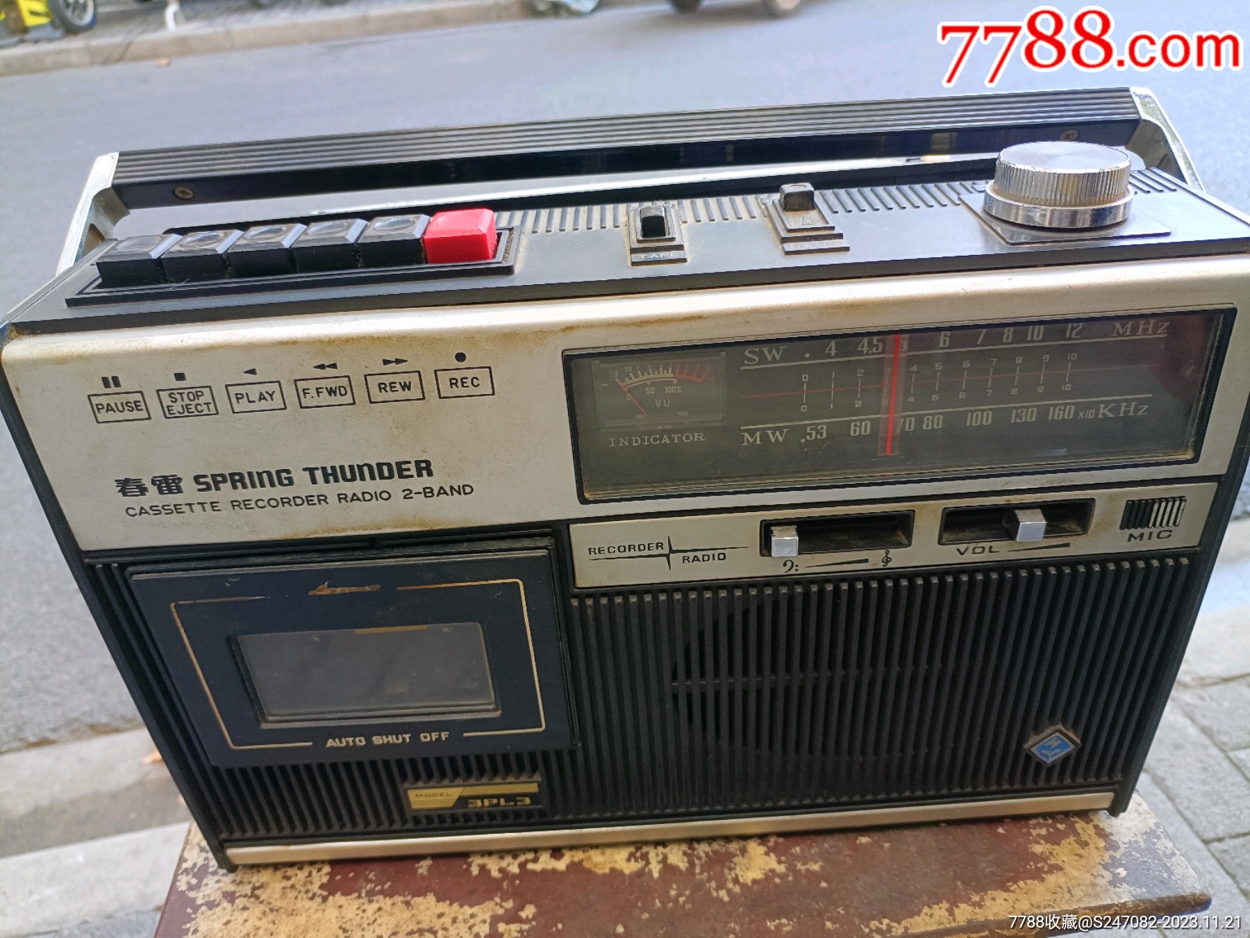 春雷2-band收录机一台._价格40元_第1张