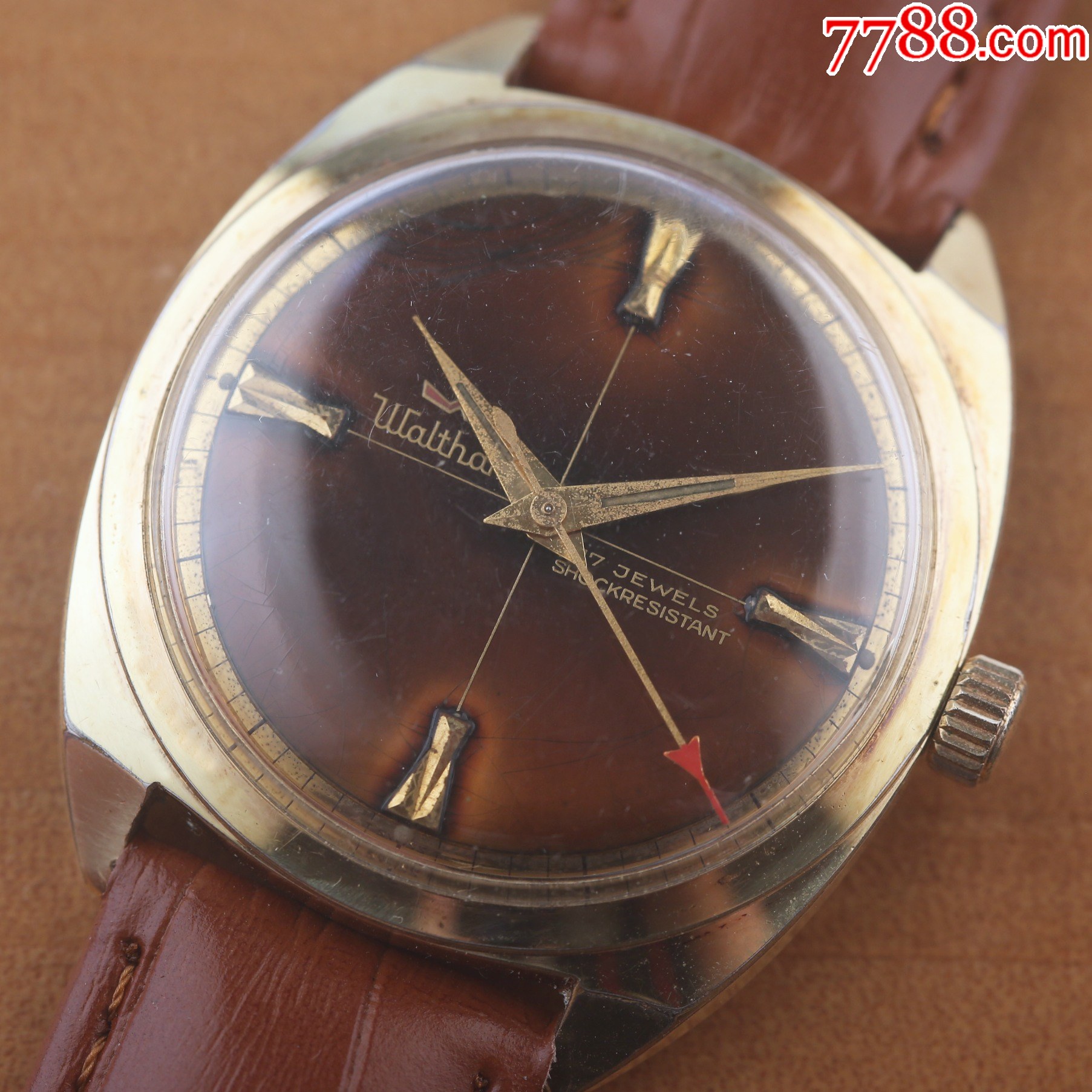 美国华生古董表经典泡泡小虎眼无限遐想的绝美火焰盘美国表展购回