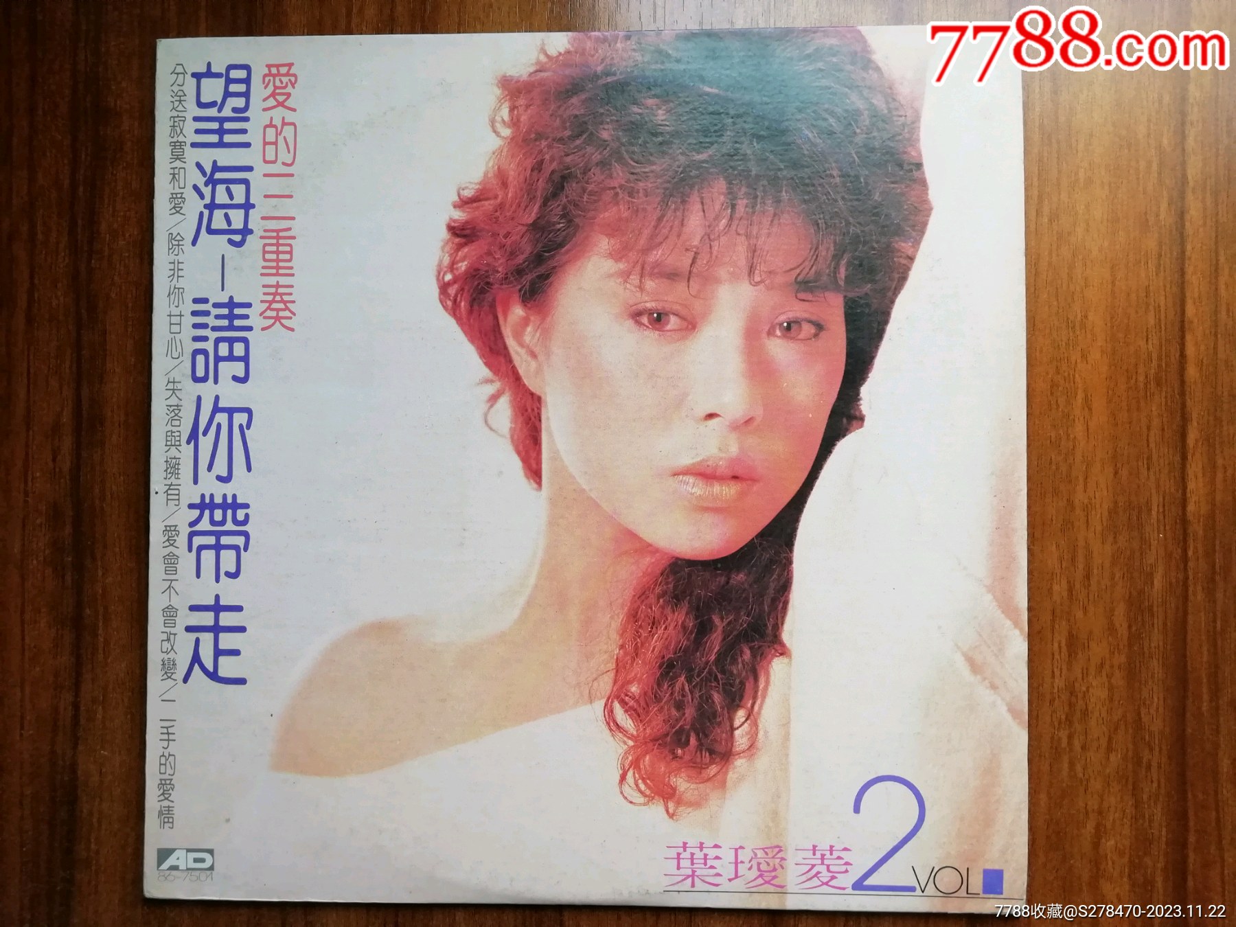 叶瑷菱台版黑胶lp爱的三重奏叶瑷菱台版黑胶lp请你带走爱的三重奏