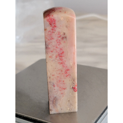 昌化鸡血石6面生血印章料53g(血鲜红,软 软钢老货,钨钢刀可刻)-价格:1