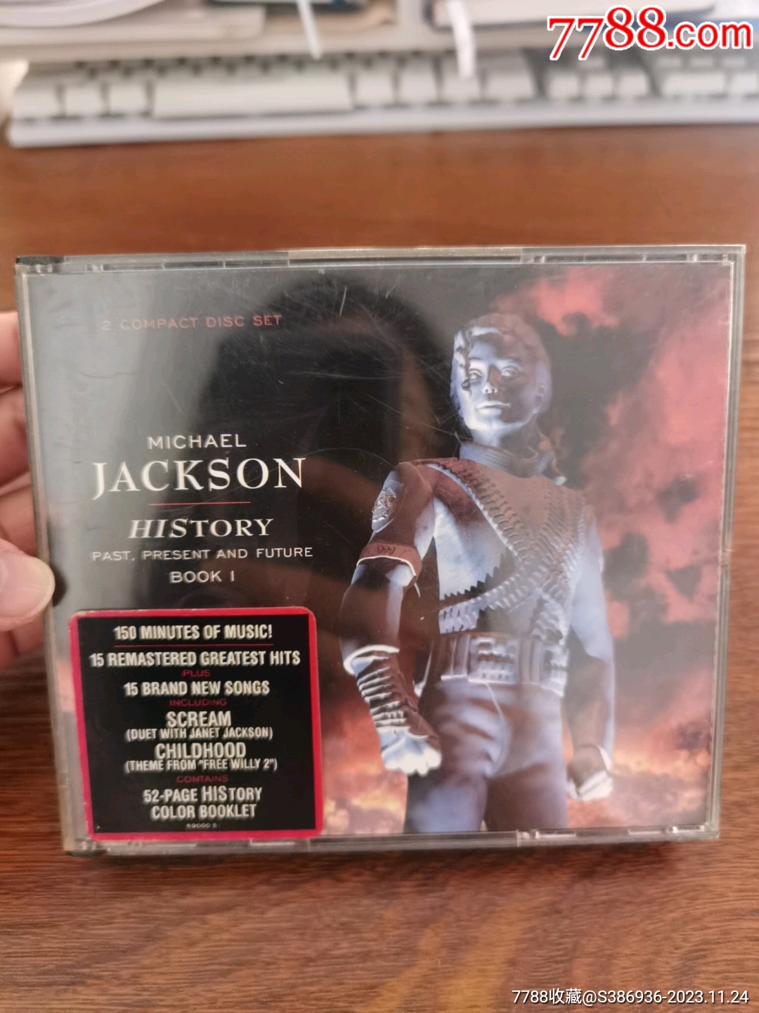 邁克爾傑克遜michaeljacksonhistory24k金首版2cd