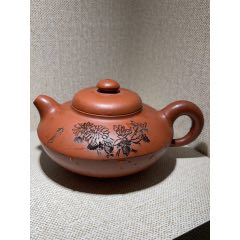 陈鹤良书画四海窑红泥紫砂壶