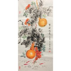 【保真純手繪】陳勝貴手繪真跡作品放漏惠友(zc36086197)_7788收藏__收藏熱線