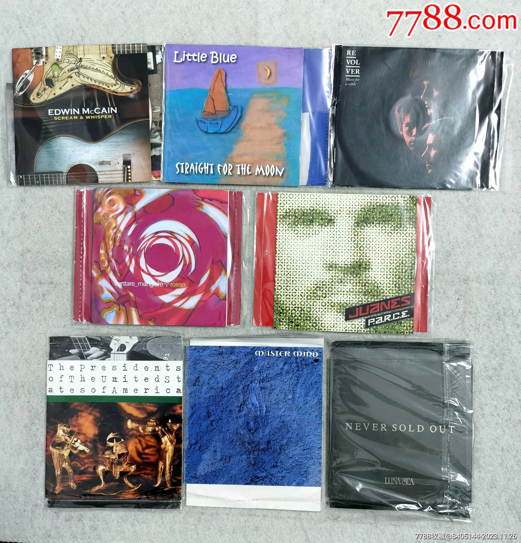 CD9张(有一个双碟),简装正版,多是海外版摇滚音乐,音质好,未拆未上机。-价格:8元-au36089436-音乐CD -加价-7788收藏 ...