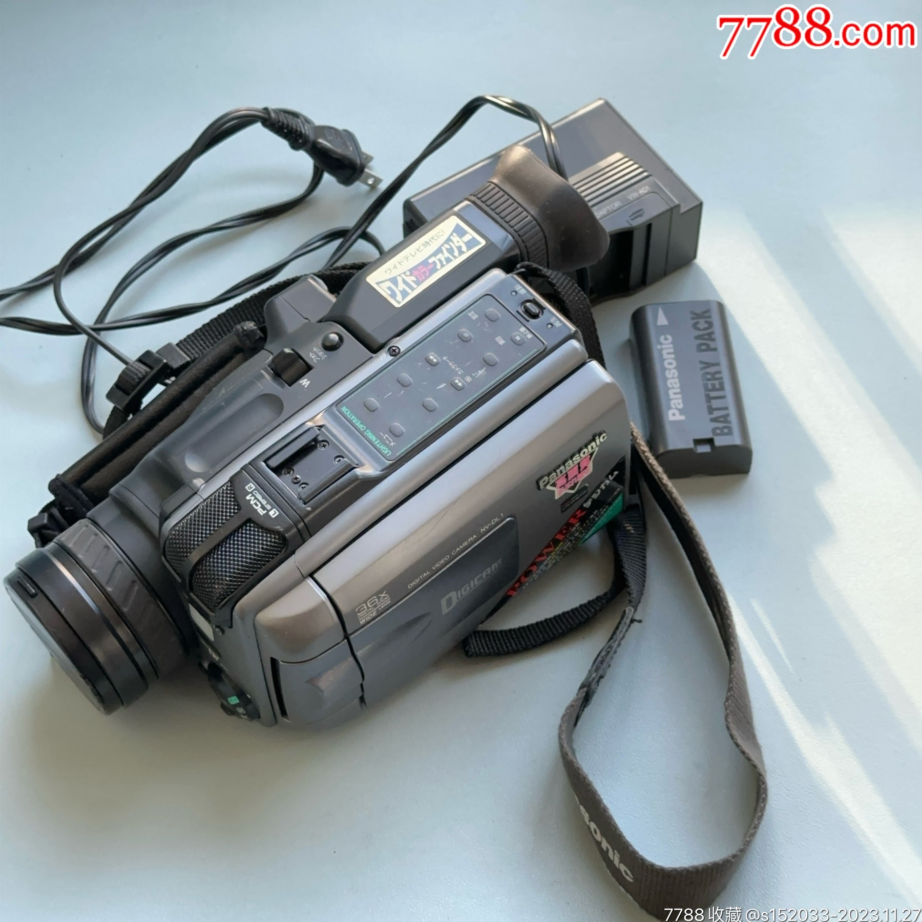 松下老式小磁带摄像机录相机dv视频拍摄设备