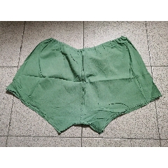 二手老式短裤裤头内裤裤衩子,军绿色,柔软
