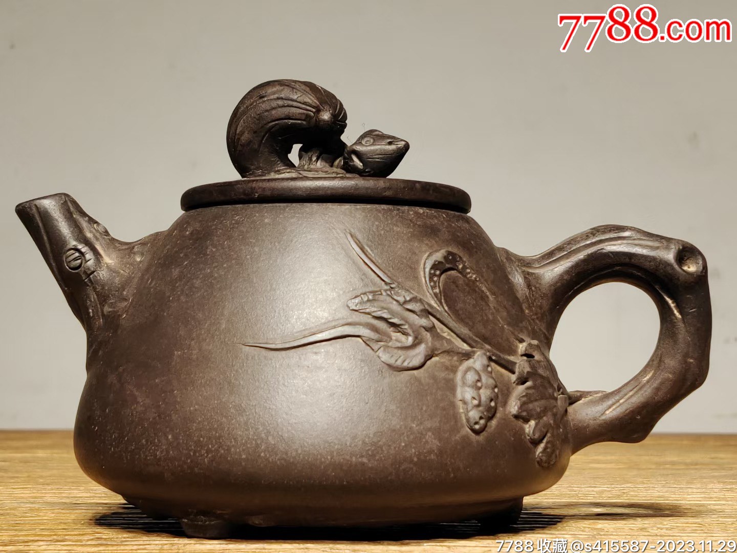 蒋蓉紫砂壶纯手工制作器型精美包浆浓厚多孔注水收藏摆设使用佳品尺寸